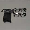 Gaoye Eyewear Frames for Men - Blue Light Blocking Square Glasses, Anti UV Ray Computer Gaming, Blue Blockers for Women (Black & Black)