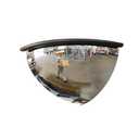 12" 1/4 Acrylic Quarter Dome Security Mirror 90 Degree Convex Corner Safety Mirror for Blind Spot Elimination in Warehouses, Offices, Retail Stores, and Parking Garages (1, 12 Inch)