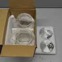 Netany 2 Pack 1.2 Liters/40 oz Small Square Glass Pitcher with Lid and Handle for Fridge, Iced Tea and Coffee Carafe Storage Container, Resistant to Hot and Cold Borosilicate Jug