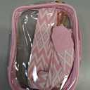 Hiflyer Clear Stadium Bag, Crossbody Purse for Concerts and Events, PVC, Adjustable Strap, Stadium Approved, 9.8x2.8x5.7 Inch | Stadium Approved, Pink