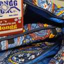 American Mahjong Set with 166 White Tiles and Racks, Mahjong Set | Navy Printed Carrying Bag, 166 Premium Tiles, 4 All-in-One Color Racks/Pushers, Mahjong Tile Set for Travel, Birthday Gifts