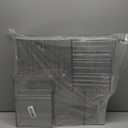 Makeup Organizer Storage with 16 Drawers, 4 Pcs Desktop Office Supplies, Desk Organizers, Clear Accessories, Dustproof Storage Drawer and for Make Up, Jewelry, Pen, Stationary