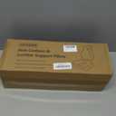 Seat Cushion & Lumbar Support Pillow Set,Memory Foam Office Chair Cushion for Tailbone Pain, Non-Slip Back Support for Car,Desk,Gaming Chair, Wheelchair, Breathable & Machine Washable (Black)