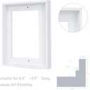 Canvas Floater Frames for 16"x20"Canvas Paintings,Canvas Frame,Floating Frames for Canvas with 0.6"~0.9" Deep for Wall Decor (White)