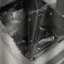 14.7in Motion Sensor Wall Light Outdoor Aluminum Dusk to Dawn Exterior Lighting Fixtures Wall Mount Black Porch Outdoor Lights Wall Sconce with Seeded Glass for Garage, Garden, 2 Pack