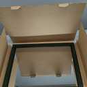 Decorative Wall Mirror Hangs Horizontal and Vertical Rectangular Standard Frame 16" x 20" (Green)