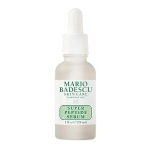 Mario Badescu Super Peptide Serum for Face, Reduces the Look of Fine Lines & Wrinkles, Skincare with Sodium Hyaluronate & Peptides, Hydrating, Anti Aging Facial Serum for All Skin Types, 1 Fl Oz
