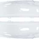 NewYall Pair of Left and Right Clear Headlight Lens Cover Shell for BMW E39 Facelift 1996-2003