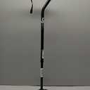 Hugo Mobility 731-858 Adjustable Offset Quadpod Walking Cane with Ultra Stable Cane Tip, Smoke