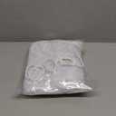 White Shower Curtain Fabric Boho Shower Curtain Cloth Textured Tufted Chevron Elegant Shower Curtains Waterproof for Bathroom 72" x 72"