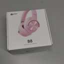 Picun B8 Headphones Wireless Bluetooth, 120H Bluetooth Headphone Over Ear with 3EQ Music Modes, Hands-Free Calls, Deep Bass Headphones for Travel Home Office Cellphone PC (Pink)