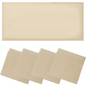 Torixqi 4 Pcs Fluorescent Light Covers - Light Covers for Ceiling Lights Classroom, Magnetic Light Filters for Office, Hospitals, Home 4 x 2 Feet (Warm Yellow)