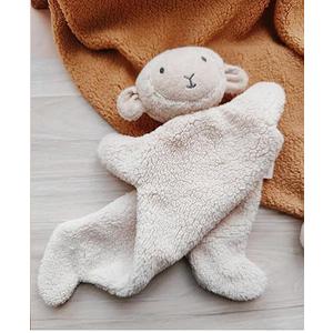 Lovey for Baby,Soft Security Blanket,Snuggle Stuffed Animals Toy Girl & Boy, Bear&Lamb Lovey Comforter Toy for Babies 0-12months,Baby Gifts for Infant and Toddler (Beige-Lamb)