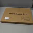 BMOSU 2-Tier Bamboo Small Shoe Rack Premium Stackable Shoe Shelf Storage Organizer for Hallway Closet Living Room Entryway Organizer(Brown)