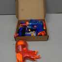 Banvih 2 Pack Mini Blaster Guns for Nerf, Small Toys Pistols for Kids Toddlers Boys Ages 3-5 5-7 8-12 Year Olds Birthday Gifts - 20 Refill Foam Darts and 2 Wristbands