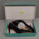 Ankis High Heel Women's Pumps, Black Sliver White Blue Heels Closed Toe, Pointed Toe 4in Stiletto Heel for Women, Comfy Memory Foam Pump Shoe, Party Wedding Work Classic Dressy Casual with Gel Insoles (10)