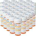 50 Set Nursing Graduation Party Supplies 50 Empty Pill Bottles with Caps 8 Dram Plastic Medicine Containers with 50 Sticky Label Pill Vial for Nurse Party Favors Serve