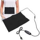 Cloth Heating Pad, Electric USB Charging Waist Belly Warming Mat Heater Heat Pads Adjustable Temperature Lightweight Clothes Heating Pad Shoulder and Back Pain Stress Relief