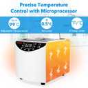 FOUR E'S SCIENTIFIC 2L Digital Lab Water Bath, up to 99°C with Clear Lid