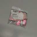 Clothes for Labubu - 5 Pieces Clothing Set for 15cm&17cm Labubu, Cute Dolls Outfits for Girls, with Headband + Undershirt + Overalls + Shoes + Milk Bottle(Pink)