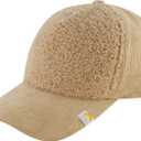 Concept One Womens C & C California Baseball Cap, Corduroy and Sherpa Baseball Hat with Curved Brim (Beige)