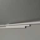AIZESI 41-144 Inch Heavy Duty White Tension Curtain Rod - No Drilling, Adjustable, Rust-Resistant for Outdoor, Living Room, Window, Bathroom
