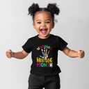 Hispanic Heritage Month Shirt Kids National Hispanic Heritage Month T-Shirt for Toddler Boys & Girls, 2T-8T (Black)