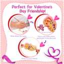 30 Packs Party Favors for Kids, Valentines Day Gifts for Classroom with 30 Cards,Shoe Charms Shoe Decorations with Assorted Cute Designs for Girls Boys Clogs