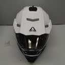 TRIANGLE Dual Sport Motorcycle Helmet Dirt Bike Helmets ATV Full Face Helmet for Adults Men with Internal Sunshield DOT Approved, M