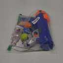 Nerf Dog 12in Blaster w/o Ball Clip 3 2in Squeak Tennis Balls - Opaque Blue/Orange/Gray and Orange and Blue and Green, Small