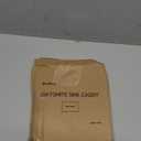 low Slog Corner Sink Caddy, 2PCS Sink Caddy Instant Dry Sink Organizer, Diatomite Stone Sink Tray, Diatomaceous Earth Sponge Dispenser Holder Fast Drying Stone Rack for Kitchen Bathroom