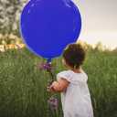 Blue Big 36 Inch Balloons, 9Pcs Blue Giant Big Latex Balloons, Large Balloons for Birthday Wedding Party Decorations. (blue)