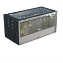 Reptile Enclosure Cover, Reptile Container Insulation Cover, with Ventilation Holes and Fleece Insulation Layer, Black (Cover only)