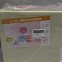 SUNEE 3 Ring Binder 3 Inch 4 Pack, 3" Large Clear View Binders Three Ring PVC-Free (Fit 8.5x11 Inches) for School or Office Supplies, Assorted Pastel