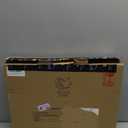 12"x16" Clear Acrylic Serving Tray with Golden Handles, Sturdy Huge Capacity Acrylic Tray for Coffee, Juice, Kitchen and Desk Organizer, Storage Tray (12"x16")