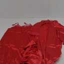 Ekouaer Sleepwear Women's Satin Nightgown with Robes Set 2 Piece Sexy Lace Cami Nightwear (Medium, Red)