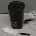 Humidifiers for Bedroom (1.1L), Small Cool Mist Humidifier for Home Plant and Baby Nursery, Quiet Ultrasonic Humidifier with 360 Nozzle, Auto Shut-Off, Filterless, Black