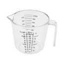 Plastic 2 ½ Cup Measuring Cup Stackable Liquid Measuring Cup with ML and Cups Measures