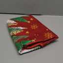 AVOIN colorlife Christmas Star Snowflake Red Christmas Tree Skirt 36 Inch, Fir Pine Spruce Winter Holiday Tree Mat Decoration