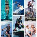 361 Swim Jammers for Men Rash Guard Long Sleeve Team Swimsuit UPF 50+ Triathlon Suit Endurance Quick Dry Sizes M-3XL (Black, XXL)