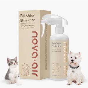 Pet Odor Eliminator Spray  Instantly Destroys Odors & Pet Smells by Innovated Ti-Oxy. Non-toxic, Fragrance-free & Safe for Pets, Home Use. Works on Urine, Litter Boxes, Carpets -10oz
