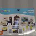 Building Block Furniture, Includes Items Such as a Bed, TV, Bookshelf, Kitchen cabinets, It Serves as Furniture for Decorating Lego City Mansion Houses and is Compatible with Major Brands Bricks