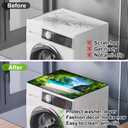 2 x Washer and Dryer Topper for Top,23.6" x 19.7" Washer Dryer Countertop Mat, Waterproof & Anti-Slip Dryer Top Protector Mat