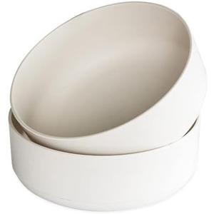 Nordic Ware Soup or Salad Bowl, Set of 2, White, Microwave Safe Polypropylene