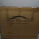 Car Seat Cover, Seat Covers for Cars, Luxury Faux Leather Waterproof Seat Covers, Car Seat Protector Accessories Universal Fit Most Vehicles BlueWhite Full Set