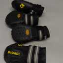 DcOaGt Dog Shoes for Small Medium Puppy, Anti-Slip Waterproof Dog Boots & Paw Protectors for Hot Pavement Winter Snow, Breathable Reflective Booties for Hiking Walking Hunting,Black 4PCS(Size 5)