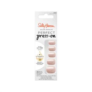 Sally Hansen Salon Effects Perfect Press-On Nails | Sq-oval Shape | Easy to Apply, Non-Damaging | 30 Nails, Nail Glue, Adhesive Tabs, File | Lost in the Frost (1 Count (Pack of 1))