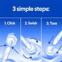 Clorox ToiletWand Disposable Toilet Cleaning System, Spring Cleaning Essential, ToiletWand, Storage Caddy, and 16 Disinfecting ToiletWand Scrubbing Pad Refills