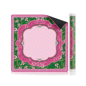 Virora Mahjong Mat for Table, American Mahjong Mat with Rules, 3MM Non-Slip Rubber Noise Reduction Mah Jongg Pad, 32.7x32.7in Rolled No Creases Waterproof Mahjong Table Cloth for Mah Jong & Card Games