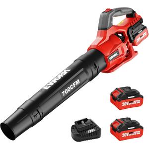 700 CFM Cordless Electric Leaf Blower with Battery and Fast Charger